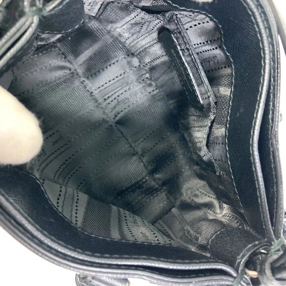 Salvatore Ferragamo 21E235 Gancini mini 2WAY Shoulder Bag Leather Black - Picture 8 of 14